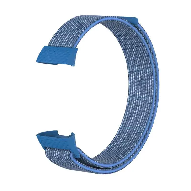 Light Blue Нейлоновый ремешок Sorrea для Fitbit Charge 3 Band, умный фитнес-браслет, спортивные часы, браслет на запястье, Сменные аксессуары - Цвет: Light Blue