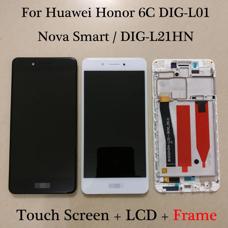 Для Huawei Honor 6C DIG L01 / Nova Smart L21HN ЖК дисплей + сенсорный экран дигитайзер для сборки с