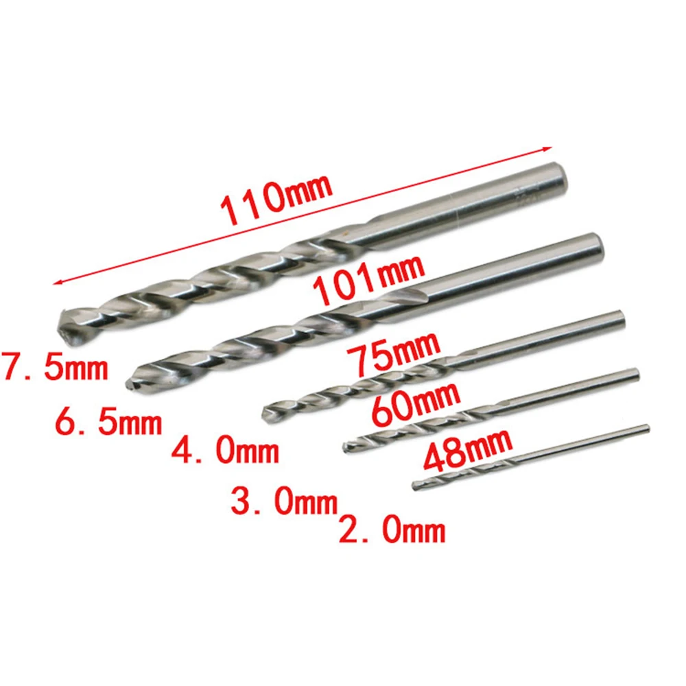 

11 in 1 Screw Extractor Broken Bolt Remover Drill Bit Guide Set with Holder 5/64 7/64 5/32 1/4 19/64 Power Tools Accessories