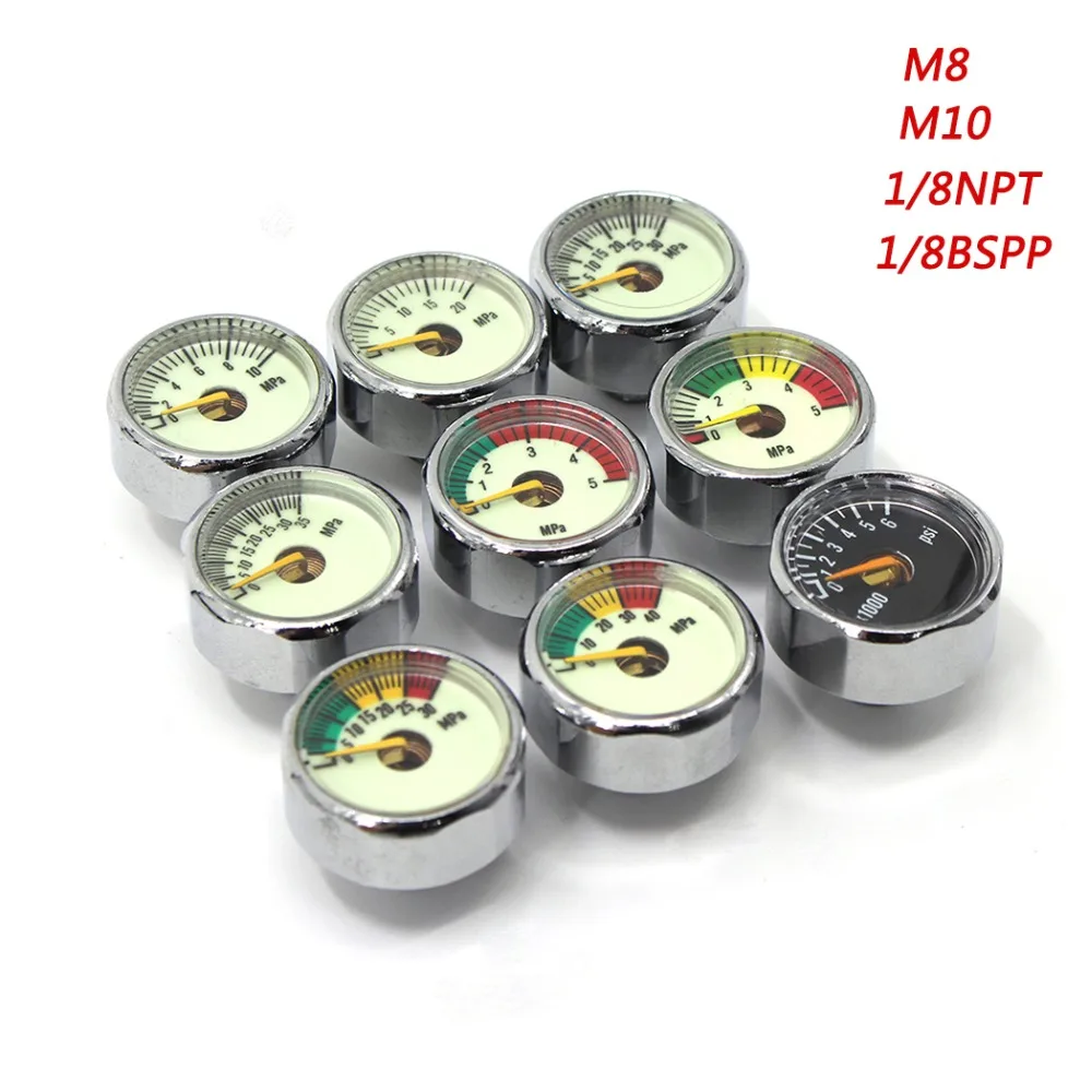 PCP Пейнтбол Airforce насосный клапан с фокусным расстоянием 25 мм M8x1 M10x1 1/8NPT 1/8BSPP 1 дюйм