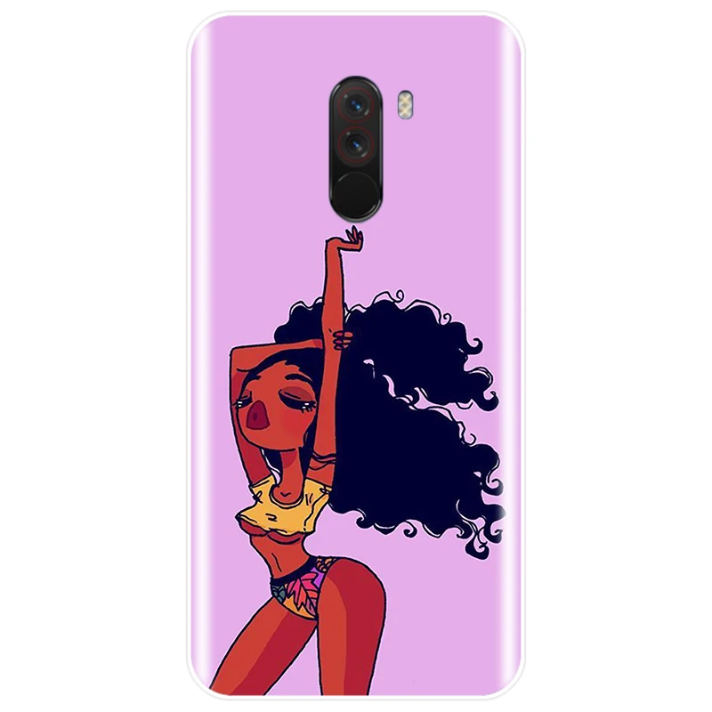 Афро для девочек черного цвета Magic пигмент меланин мягкий силиконовый чехол