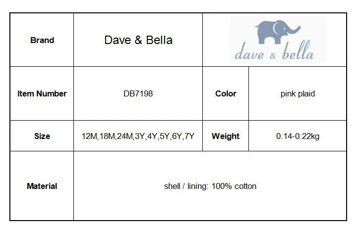 Dave bella/летнее платье для малышей; детская одежда без рукавов в стиле Лолиты; одежда для маленьких девочек; Вечерние платья на свадьбу; DB7198