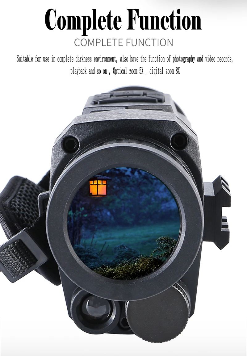 ZIYOUHU Infrared HD Digital Night Vision Device Optical Hunting Patrol 5x35 Monocular Night Goggles Video Recording New Arrival