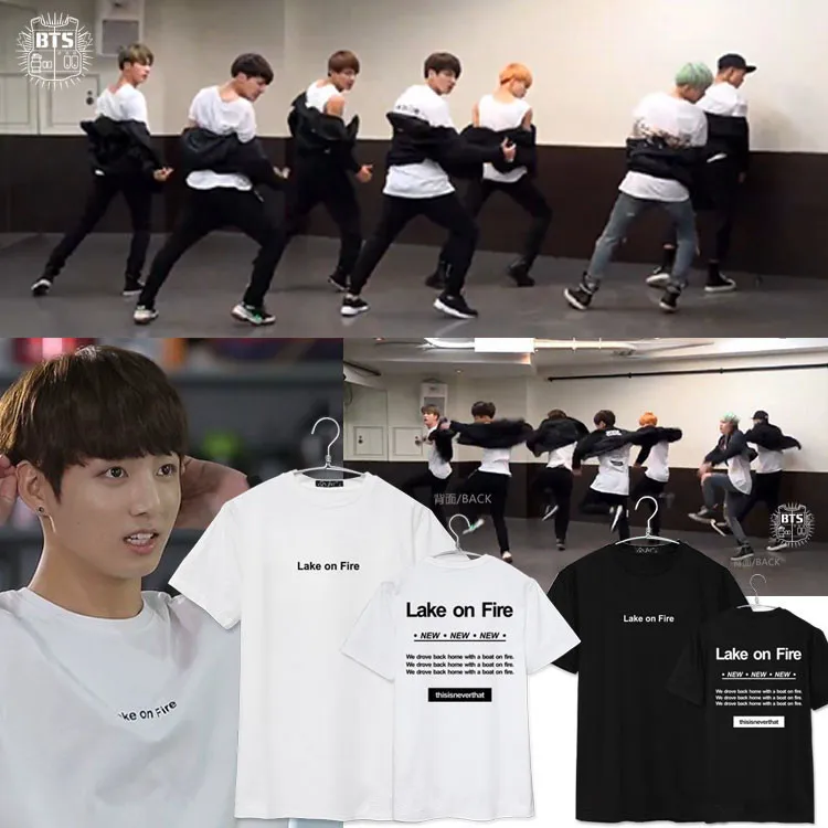 Kpop Bangtan RUN тренировочный зал JUNGKOOK в том же абзаце футболки с коротким рукавом пара