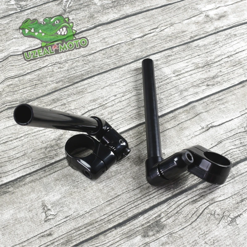 

37mm 41mm 51mm retro motorcycle universal adjustment aluminum alloy detached handlebar split Cafe Racer clip on handlebar 22mm