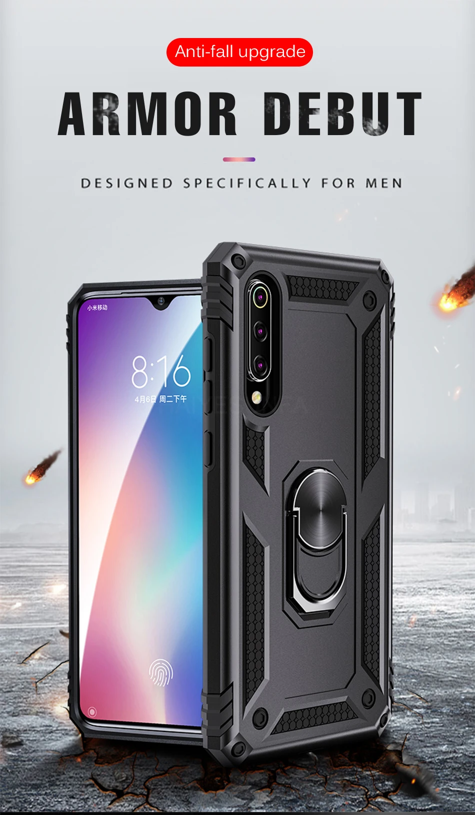 Роскошные магнитное кольцо чехол для samsung Galaxy A50 A10 A20 A30 A40 A70 A5 J5 J7 M20 J4 J6 плюс A7 A9 A8 противоударный чехол