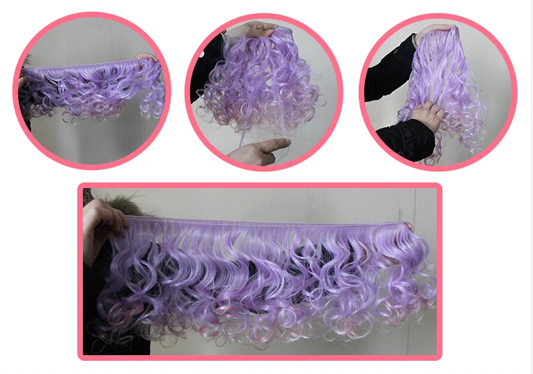 Шарнирная кукла O for U Toy 1/3 1/4 1/6 BJD SD сделай сам кудрявый парик высокотемпературная