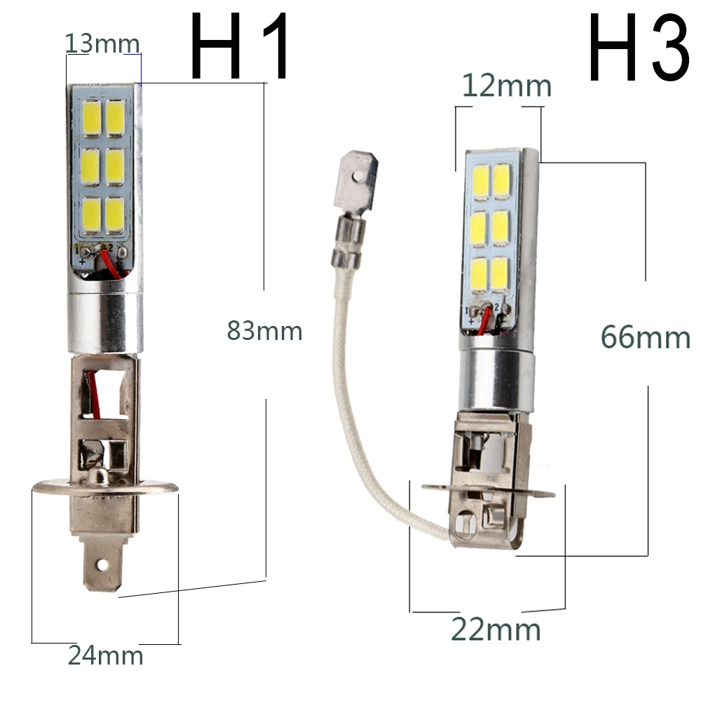 4 шт. 12 В H1 H3 880 881 база 5730 SMD Led лампа автомобильный светильник источник поворота