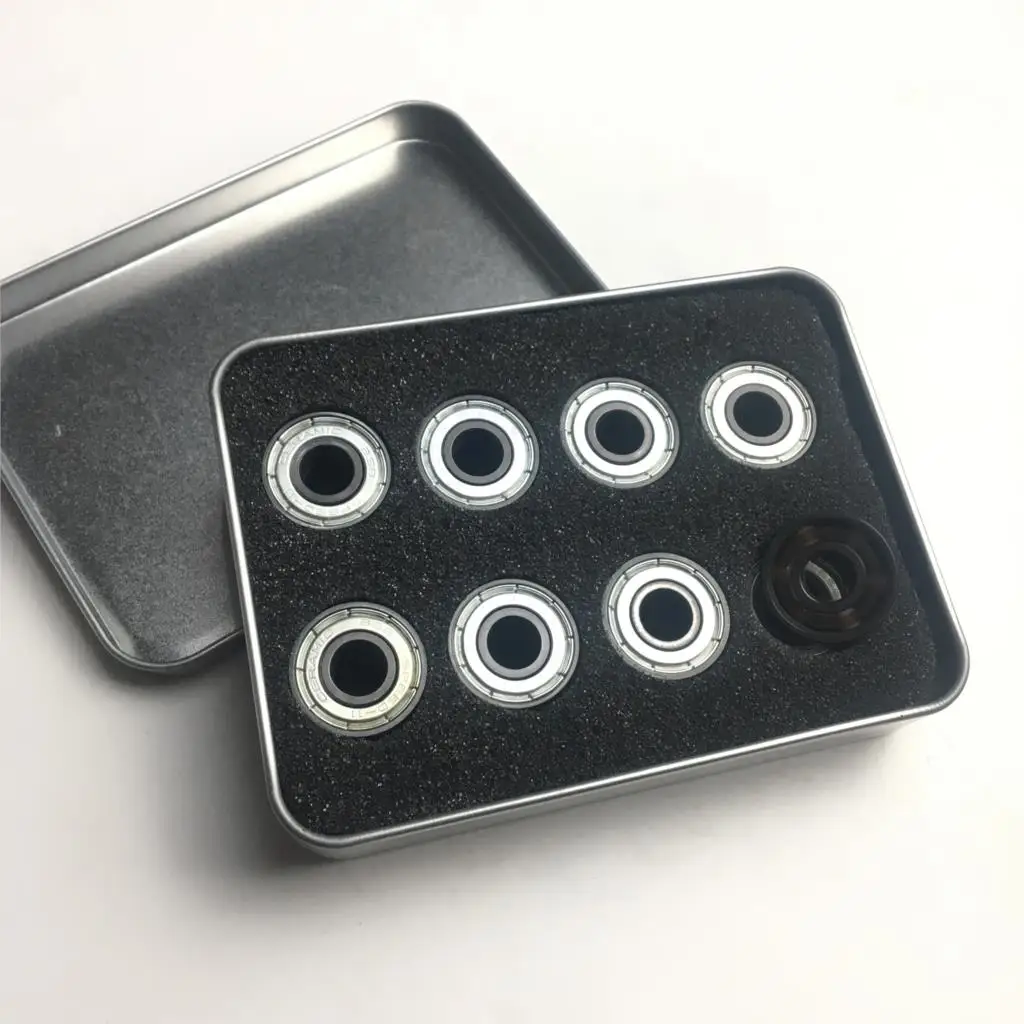 16 шт. ABEC11 AXK Speed белые керамические роликовые коньки обувь подшипник 608 8*22*7 мм