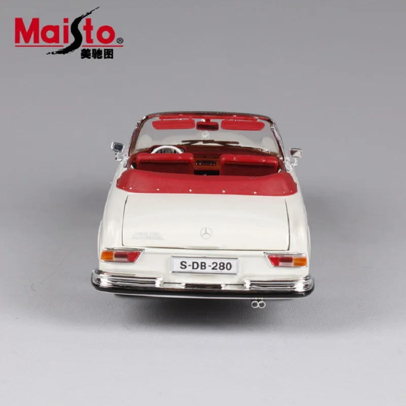 Bburago 1:18 литой под давлением сплав старинная Модель автомобиля игрушки для Benz 280