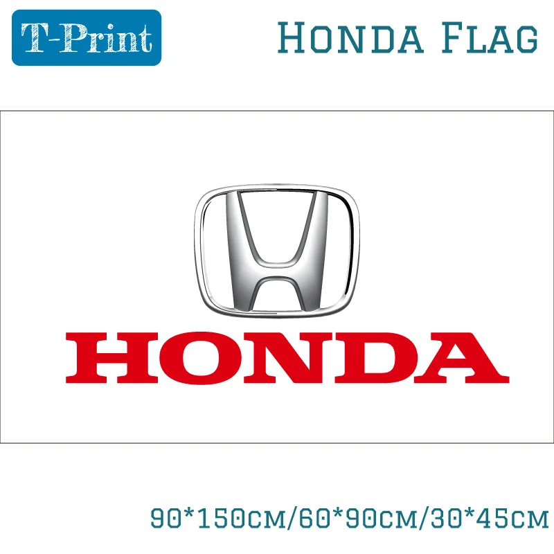90*150 см/60*90 см/30*45 см Honda Автомобильный флаг 3x5ft полиэстер для продажи автомобиля