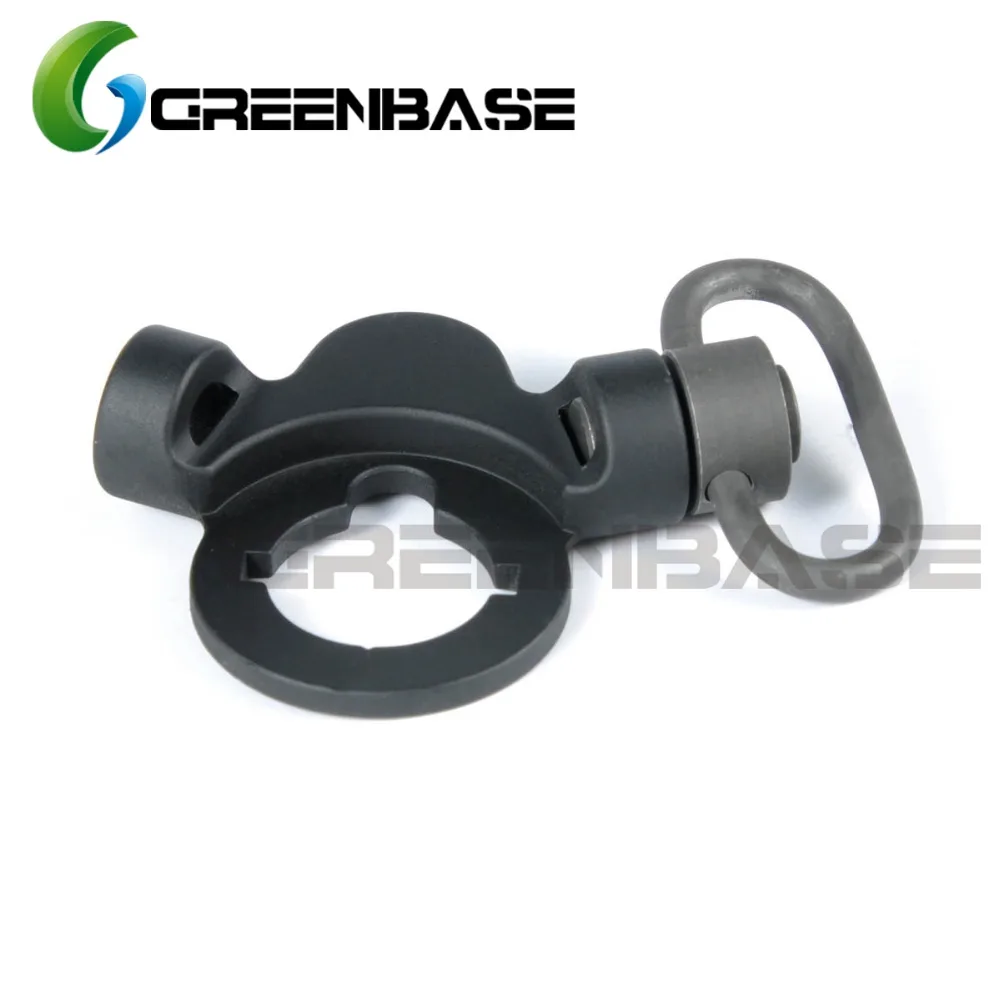 Greenbase Troy Тактический стальной двухсторонний QD Слинг поворотный адаптер