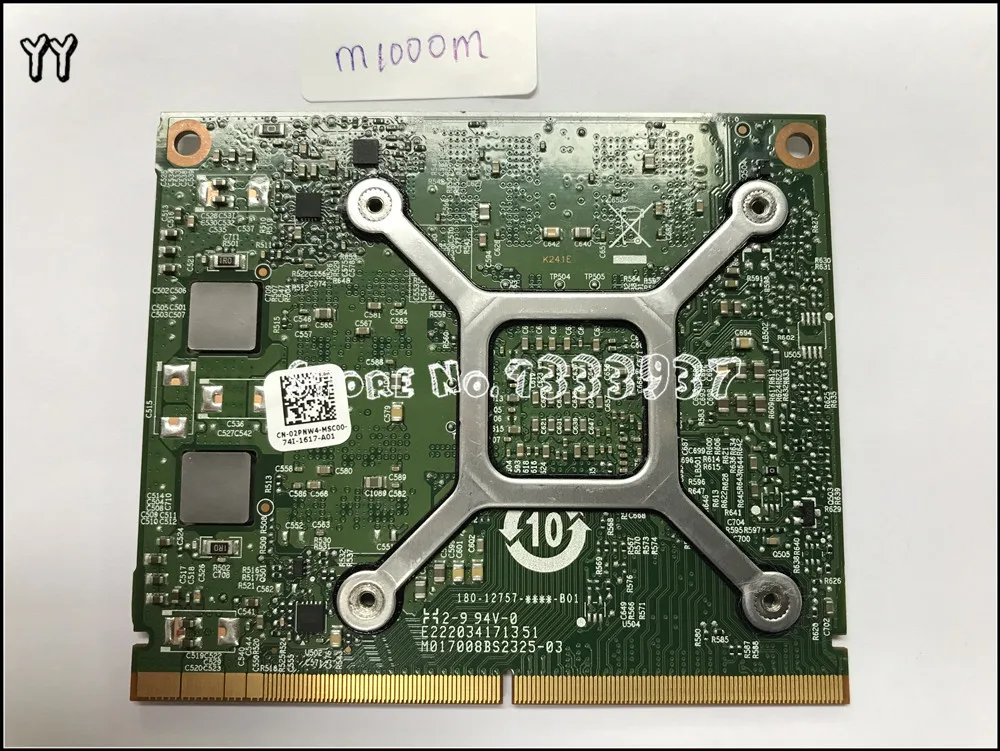 Для HP Pavilion Zbook 15 G3 17 точность M7510 M4800 367C1 0367C1 M1000M N16P-Q1-A2 2G GDDR5 VGA Видеокарта |