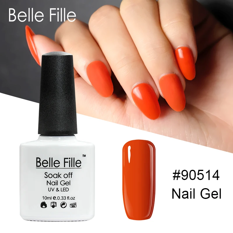 Belle Fille 10 мл 2 шт/партия УФ-гель для ногтей Полупостоянный Набор маникюра