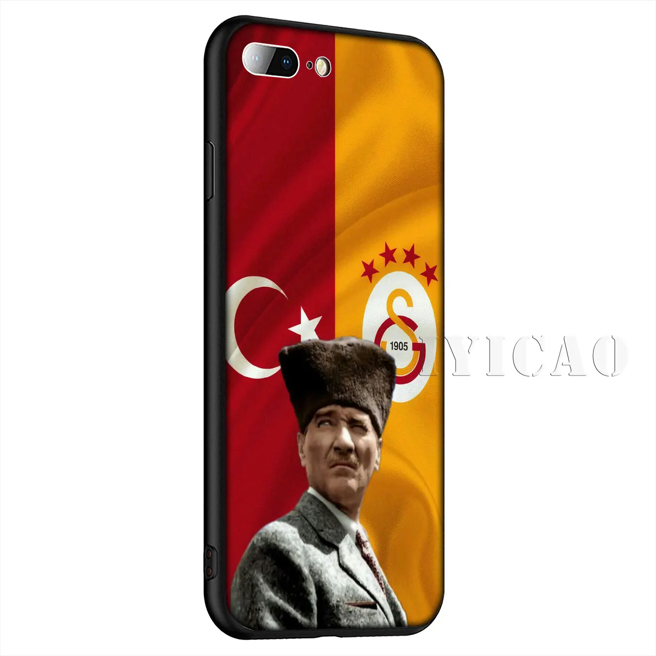 Силиконовый мягкий чехол IYICAO Galatasaray SK для iPhone XR X XS Max 8 7 6 S Plus 5 5S SE |