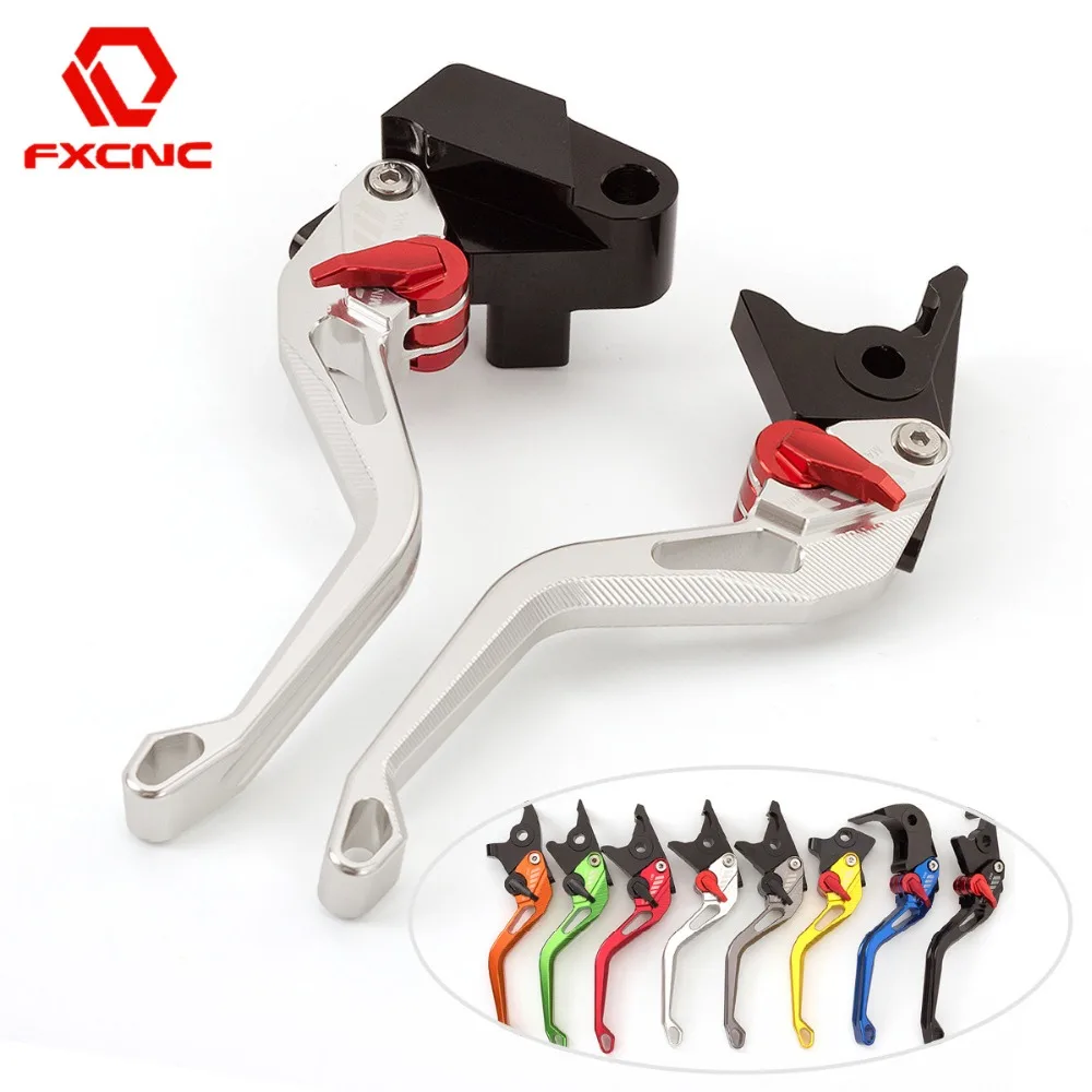 FX CNC Алюминий Регулируемый мотоцикл 3D ромб сцепные рычаги Advailable для Aprilia RSV4 завод R