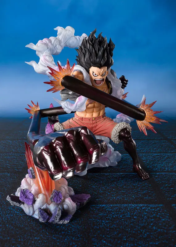 PrettyAngel-Подлинная Bandai Tamashii нация Figuarts ZERO ONE PIECE Monkey D. Luffy gear 4-Snakeman Ouda-коллекционная фигурка