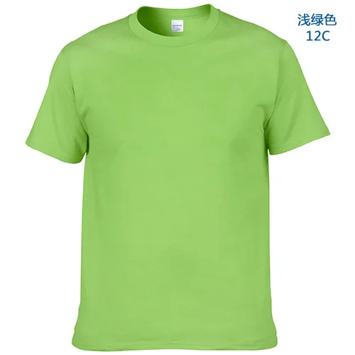 light green Seven Joe, новая Однотонная футболка, мужская, черная и белая, хлопок, футболки, летняя, скейтборд, футболка для мальчиков, скейт, футболка, топы - Цвет: light green