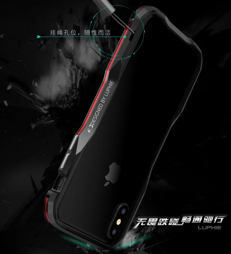 Для iphone 11 Pro MAX 7 8 Plus X XR XS чехол роскошный чехол Бампер Тонкий Жесткий 3D 360 Защитный корпус металлический бампер алюминиевая рамка