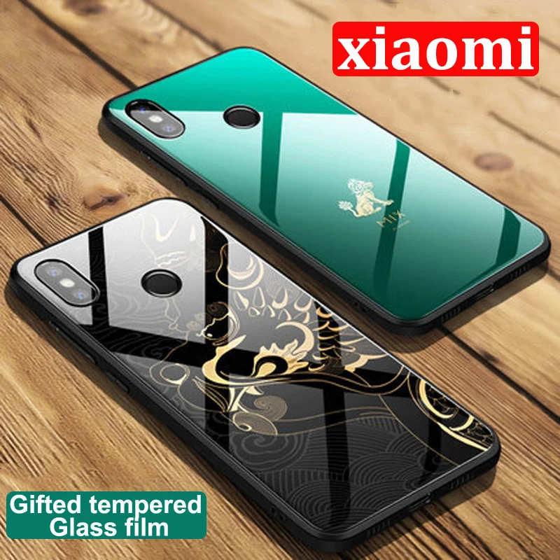 Закаленное стекло Mi Note 3 для телефона Xiaomi mi Max3 Note3 Y1 Y1lite Case Max чехол lite