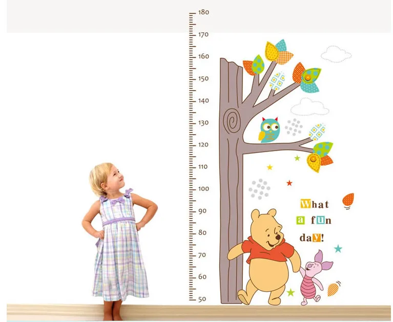 Плакат с изображением медведя для измерения высоты детей