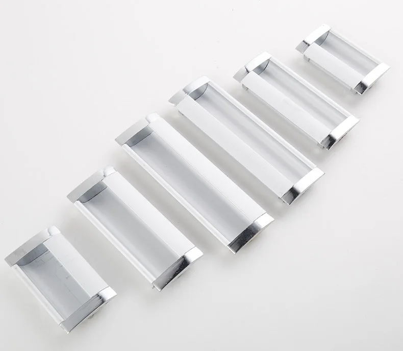 Складная ручка с поверхностным креплением алюминий ручки ящика простота