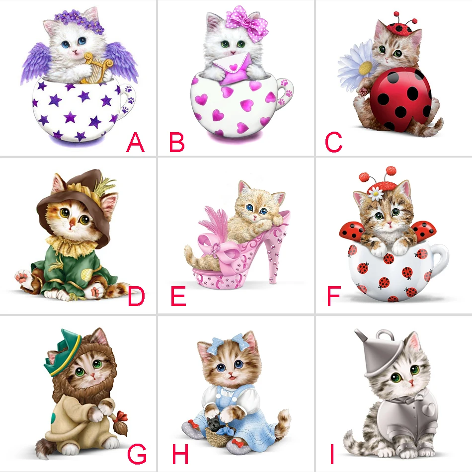 Алмазная живопись с ангелом котом вышивка крестиком полноразмерная 3D сделай сам