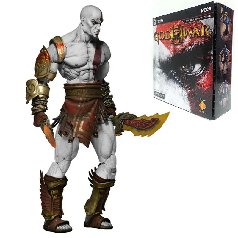 Новинка 2017 22 см/9 дюймов God of War 3 призрак Спарты Кратос конечная фигурка из ПВХ