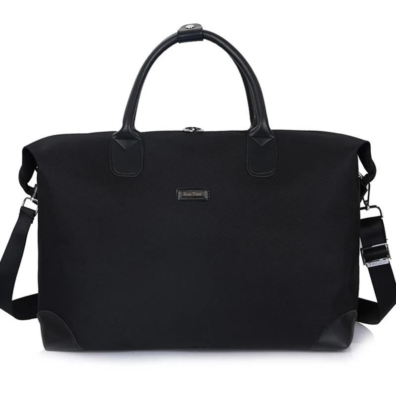 Вместительные мужские дорожные сумки водонепроницаемый чемодан из ткани