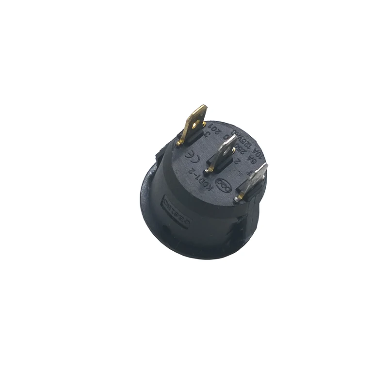 10 шт./лот KCD1 2 23 мм светодиодсветодиодный круглая кнопка SPST 3PIN защелкивающаяся