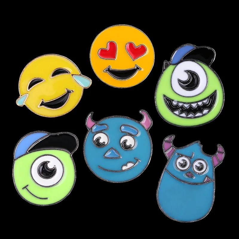 Брошь в стиле университета монстров Sulley Mr Q эмалированная булавка для рюкзака