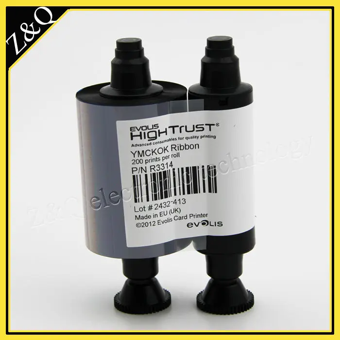 

original Evolis R3314 color ribbon ymckok for use with evolis dualys,dualys3,quantum, securion
