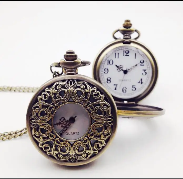 

Lurxury purple gem white crystal quartz pocket watch pendant Sweater necklace chain gift Women And Men watches