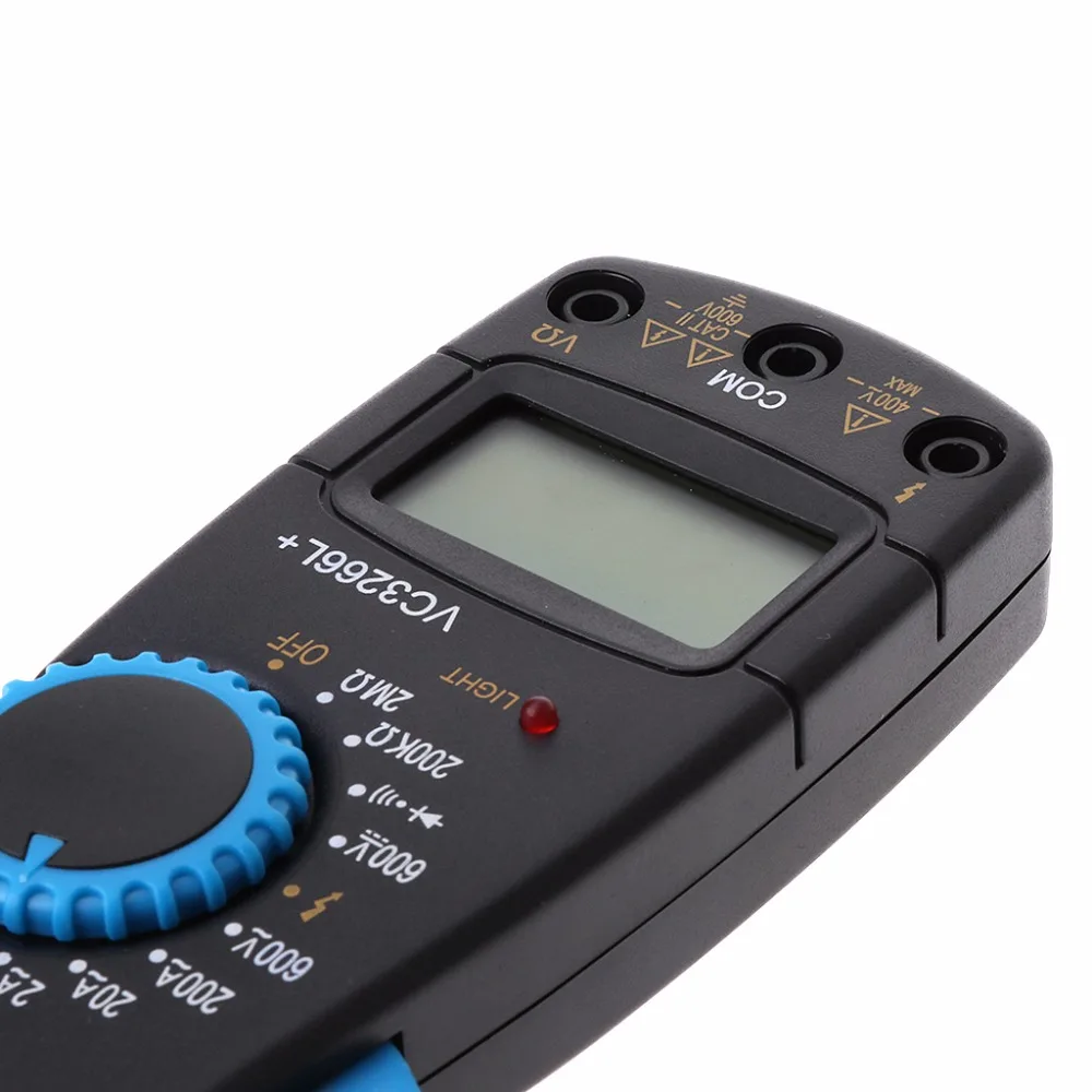 VC3266L + цифровой мультиметр зажим AC/DC Напряжение Ампер Ом электронный измеритель