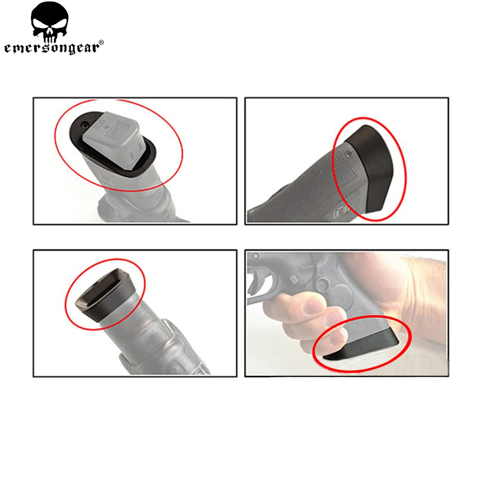EMERSONGEAR Grip Adapter для GLOCK 17 19 22 24 25 26 27 28 31 32 33 34 BASE PAD тактические охотничьи