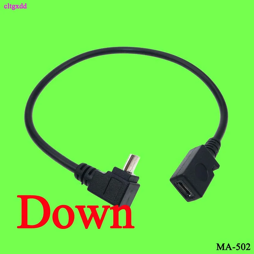 Cltgxdd Micro USB 2 0 B штекер-гнездо M / F Расширенный зарядный кабель провод адаптер