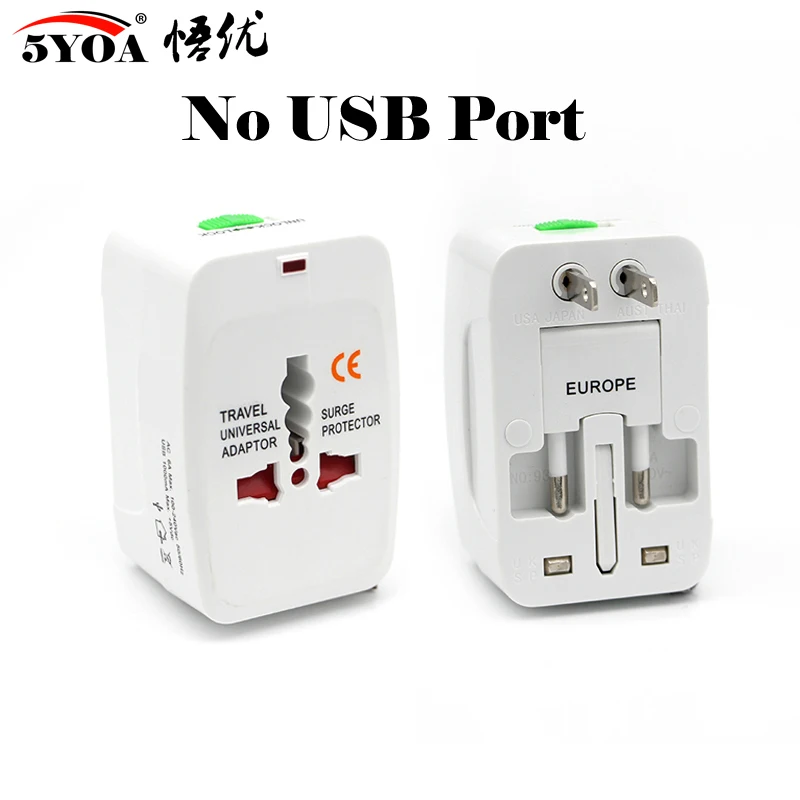 Универсальное настенное зарядное устройство 2 порта USB для зарядки|us adaptor|worldwide