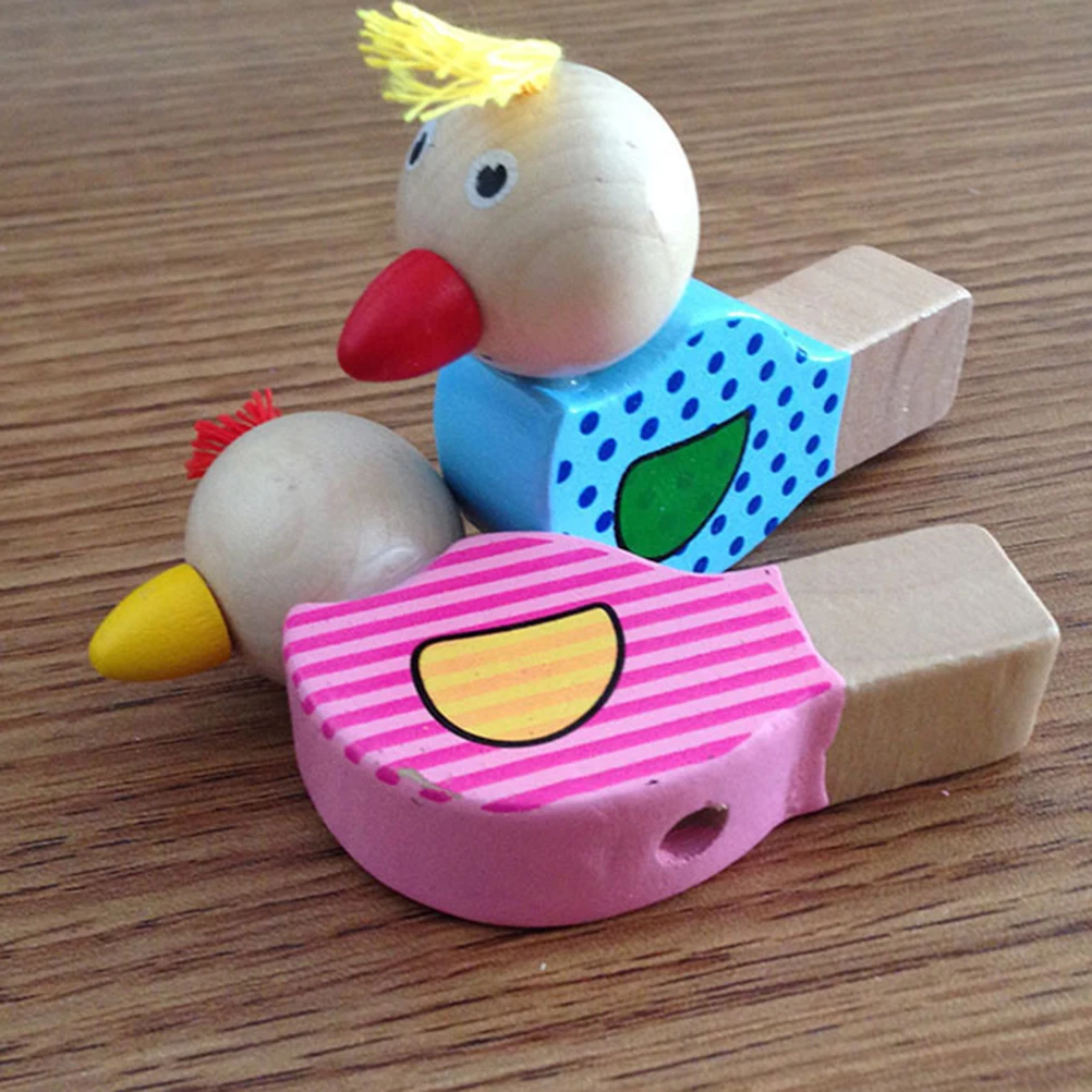 Птицы свистки Обучающие деревянные милые музыкальные Мультяшные инструменты звуковые игрушки птицы свистки для детей малышей