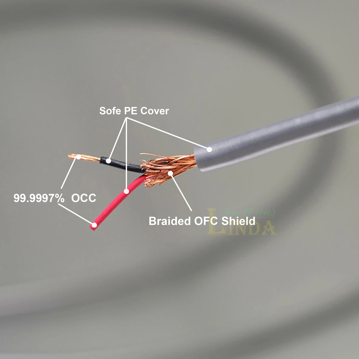 Сменный аудиокабель 5N OCC для наушников Philips SHP9000 SHP8900 | Электроника