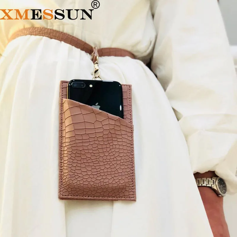 XMESSUN кожаный мобильный телефон держатель для карт ID карты бумажник