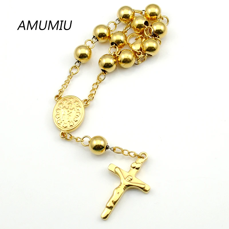 Ювелирные изделия AMUMIU HZB052W8 22 5 см * 8 мм цвет золото нержавеющая сталь 316l|bracelets