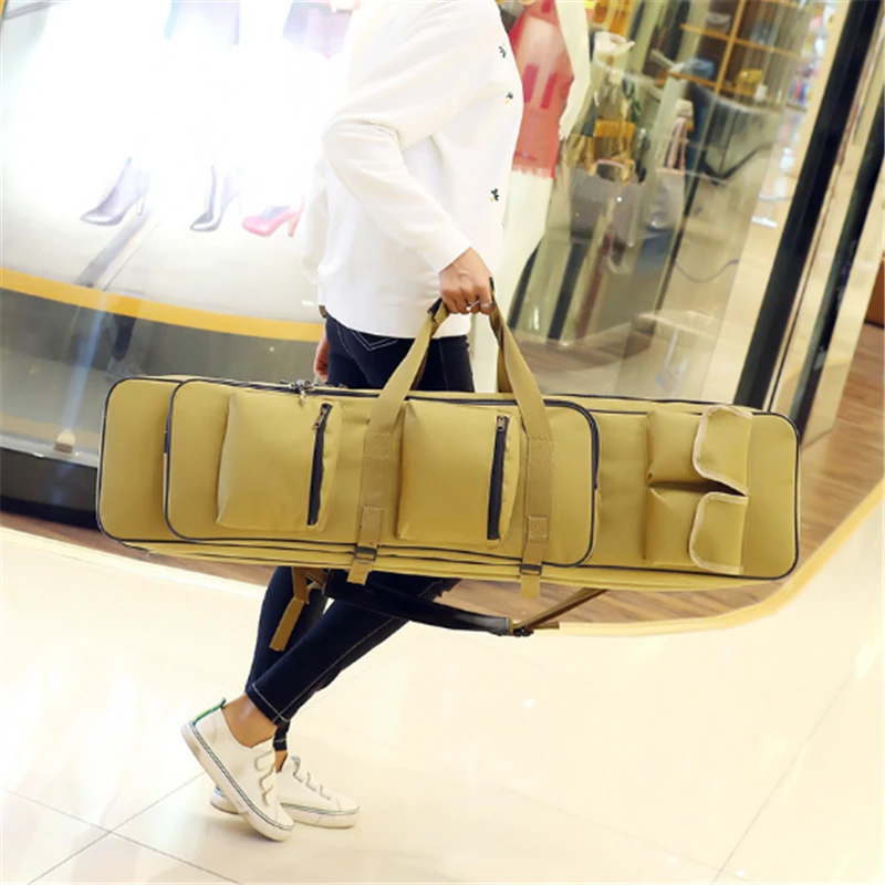 Новинка 2017 трехслойные сумки для рыбалки 80 120 см переноска удочек Холщовая Сумка