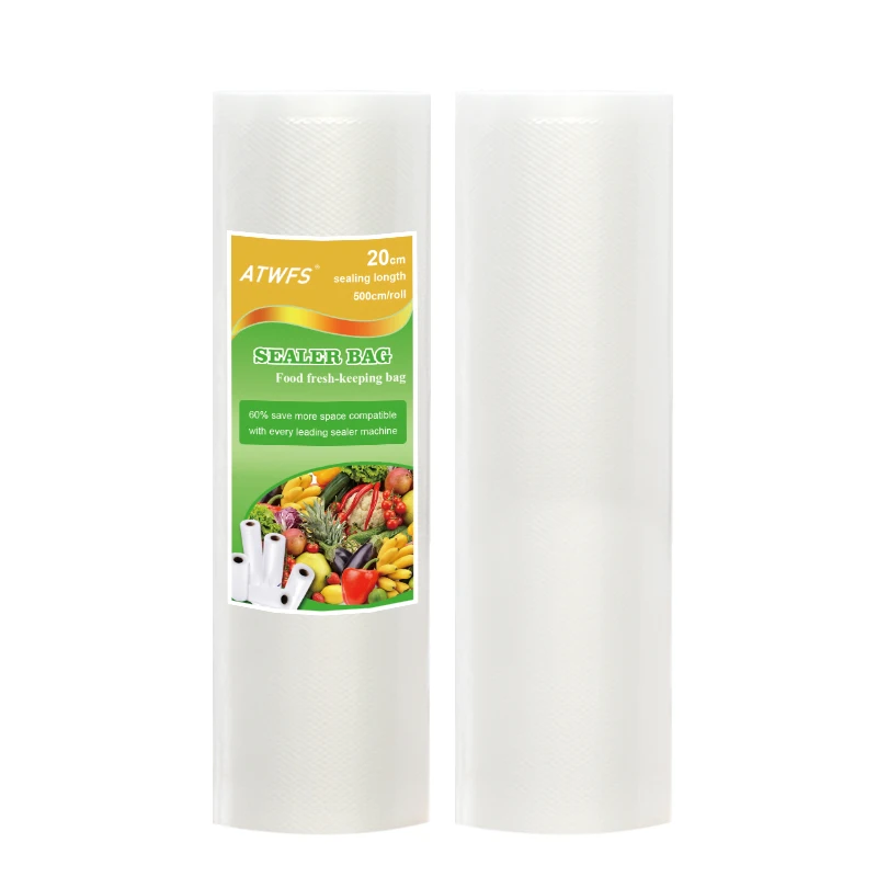 2 шт. пакеты для вакуумной упаковки пищевых продуктов 20x500 см|vacuum for food|bags vacuum sealerbag |