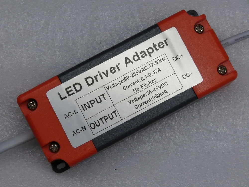 Без Флика 36 Вт Светодиодный панельный светильник адаптер драйвера AC85-265V источник питания 300mA 600mA 900mA светодиодный потолочный светильник ing трансформатор