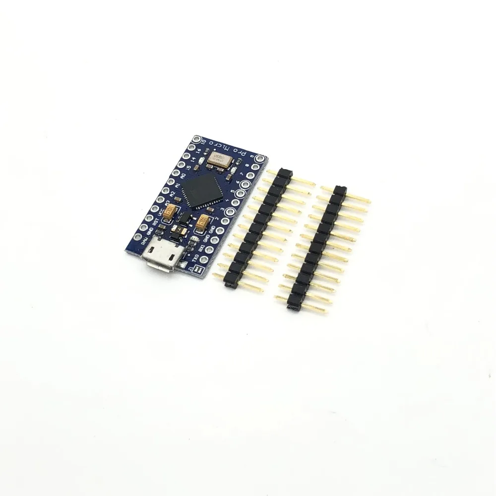 Shenzhenmaker загрузчик черный Pro Micro ATmega32U4 для Arduino 5 В/16 мГц модуль контроллера Mega32U4