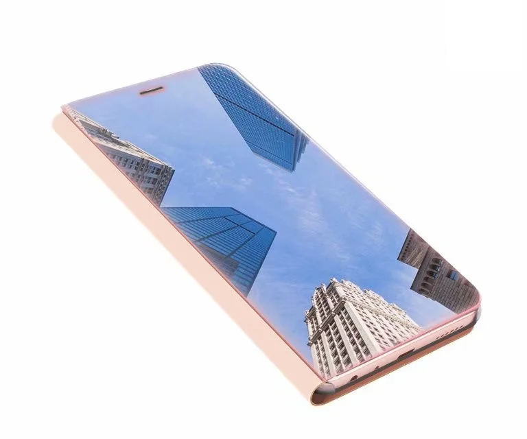 Чехол для Huawei P умный чехол FIG LX1 L21 флип окошко покрытие зеркальная подставка