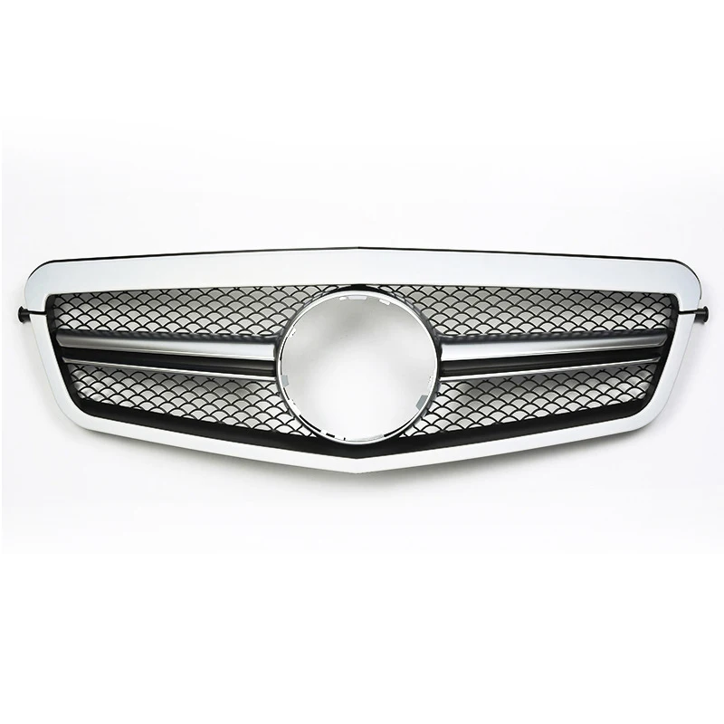 Передняя решетка SL Style черная хромированная сетка подходит для Mercedes E Class W212 E350 E550