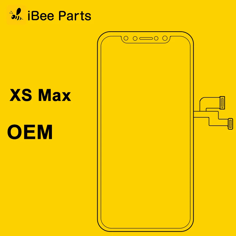 Запчасти iBee OEM для iPhone XS Max OLED AMOLED ЖК-стекло сенсорный экран в сборе запасная рамка