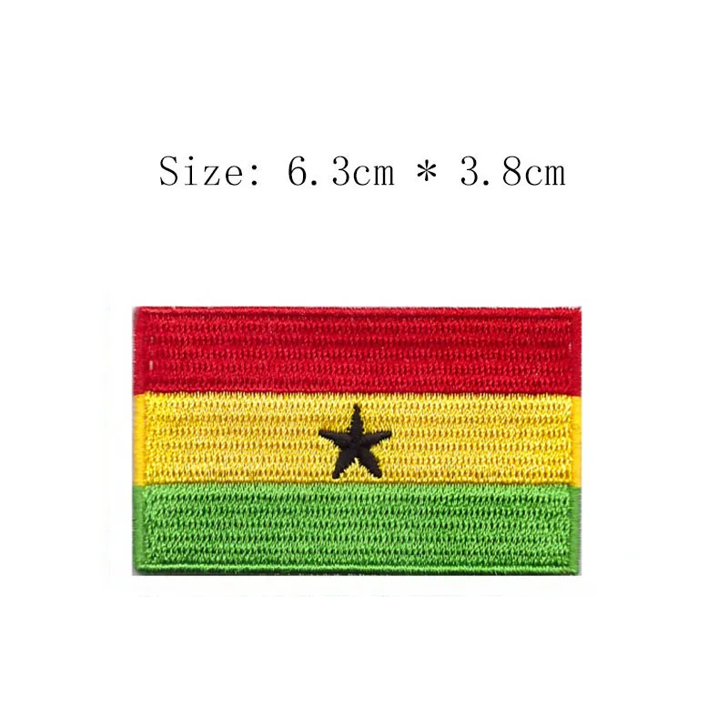 Вышитая нашивка из Республики Гана бесплатная доставка оптовая цена эмблема