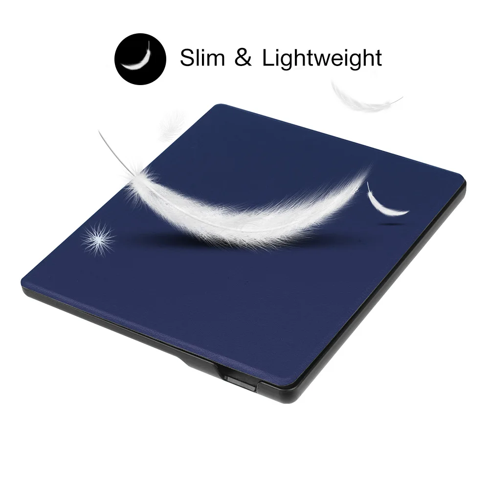 Тонкий чехол из искусственной кожи с принтом для 2017 /2019 Amazon Kindle Oasis 2/3 New 7 0 &quotEreader